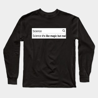 SCIENCE Long Sleeve T-Shirt